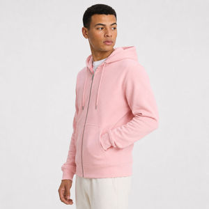 Premium Men Streetwear Hoodie 100% Cotton Quick Dry Full <b>Zip</b> <b>Up</b> Hoodie Vintage Fleece Zipper Hoodie - Product Image 3