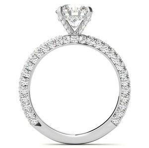 Pear Cut Moissanite <b>Ring</b> 925 Sterling <b>Silver</b> Gold Plated Luxury Certified Engagement Wedding Bridal <b>Solitaire</b> Promise <b>Ring</b> - Product Image 2