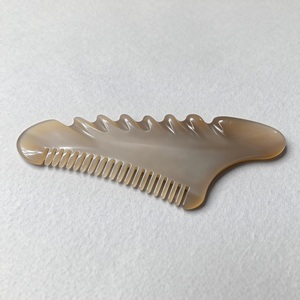 Herramienta de Masaje Gua Sha de Cuerno de Búfalo, Masajeador Facial para el Cabello, Cuello y Cuero Cabelludo - Product Image 3