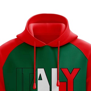 Sudadera con Capucha DTF Roja con Cordón – Sudadera Unisex Casual Lisa para Hombre y Mujer, Estilo Urbano, Suave y Moderna - Product Image 5