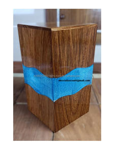 Urnes funéraires en bois de style américain personnalisables de qualité supérieure, capacité de 220 pouces cubes, pour les funérailles commémoratives (vente en gros) - Product Image 2