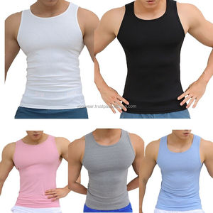 Men's Casual Ribbed Sleeveless <b>Muscle</b> T-Shirt Workout Fitness <b>Vest</b> Tank Tops for Gym Sports - Product Image 6