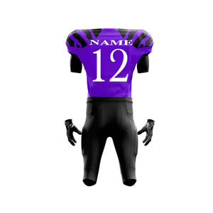Ensemble de maillots de football américain pour hommes, numéro 12, sublimé, respirant, ajusté, toutes saisons - Product Image 4