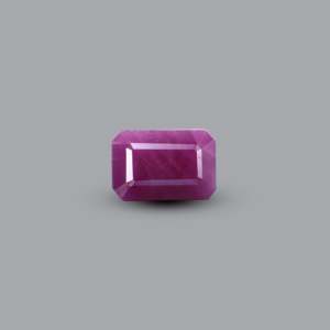 Natural African Ruby 3.8 Carat Loose Gemstone Faceted Red Rough Cut for Fine Jewelry - Product Image 1
