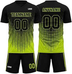 Sports Wear Soccer Jersey Kit Sublimation Uniforms For Adults 100% Polyester Made Fabric Soccer Uniform Jersey Set - Product Image 1