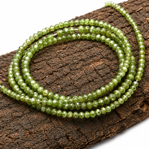 Cuentas Redondas de Diamante Verde Natural, 1.8-2.2mm, Corte Excelente Facetado, 15 Pulgadas, 12 Quilates, Sueltas para Joyería - Product Image 1