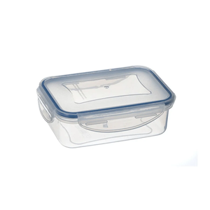 Contenants de stockage alimentaire en plastique transparent avec couvercles pour une identification facile des aliments, la préparation des repas, les restes, les collations et l'organisation du garde-manger - Product Image 2