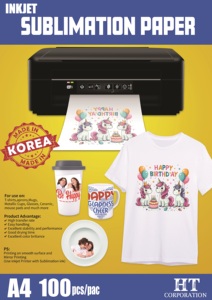 High-release White Sublimation Transfer Paper for Clothing Digital Printing HT Q-95 Made in Korea - Product Image 2