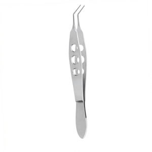 Pinzas Oftálmicas Kelman McPherson Anguladas de Precisión, Pinzas Microquirúrgicas de Acero Inoxidable con Punta Fina, Instrumento Quirúrgico para Ojos - Product Image 3