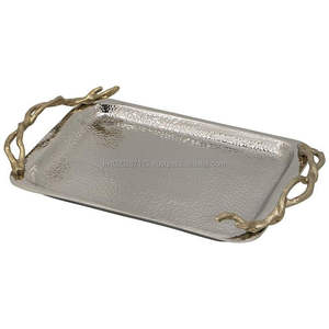 Plateau à chocolat en métal gaufré royal adapté pour offrir des cadeaux élégants et servir des bonbons lors de cérémonies festives - Product Image 1