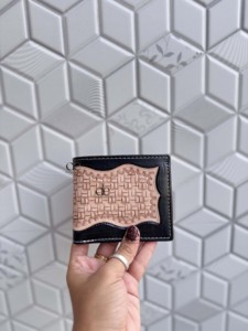 Nueva Cartera de Cuero de Diseño Artesanal para Hombre, Cartera Larga con Cremallera Multiusos, Cartera de Moda con Diseño de Girasol, Regalo - Product Image 3