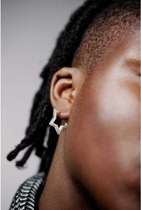 Pendientes de Flor Geométrica KRISHNAM JEWELS, Plata de Ley 925, Chapados en Oro, Joyería Moderna Minimalista, Regalo para Fiesta - Product Image 3