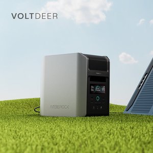 Công suất lớn mở rộng Trạm điện cầm tay năng lượng mặt trời Máy phát điện 2400wh MPPT không dây sạc LiFePO4 Pin đèn pin xì gà - Product Image 3