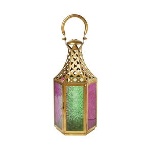 Lámparas Metálicas Huecas o Faroles Metálicos Marroquíes Decorativos para la Decoración de Eid y Ramadán - Product Image 3