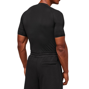 เสื้อยืดออกกำลังกายผู้ชาย ผ้าถักผสมโพลีเอสเตอร์/คอตตอน คอวี แขนสั้น ระบายเหงื่อ ทรงปกติ ไม่เป็นขุย ระบายอากาศได้ดี - Product Image 5