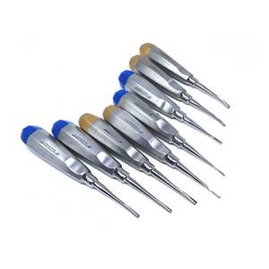 German 8-Piece Orthopedic Horse Surgical Luxating <b>Elevators</b> Straight Curved 1.5mm 4mm Stainless Steel Handheld Instruments Set - Product Image 3