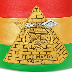 Real Leather Masonic Apron <b>Case</b> - Premium Quality Regalia Storage - Luxury Freemasonry Gift <b>Carrying</b> Bag MFC-0015 - Product Image 6