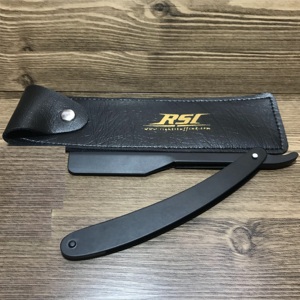 Rasoir manuel professionnel de haute qualité, rasoir de sécurité en métal droit, rasoir professionnel à lame unique pour hommes, rasoir de barbier - Product Image 1