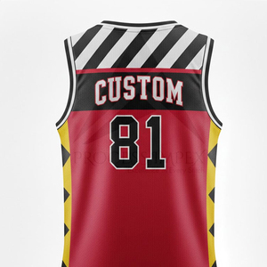 Maillot de basketball en gros avec logo personnalisé, impression par sublimation, uniforme athlétique respirant pour l'entraînement sportif en équipe - Product Image 5