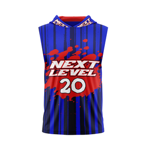 Camiseta de Fútbol 7v7 para Niños, Diseño Sublimado con Capucha y Sin Mangas, Personalizable con Nombre de Equipo y Número de Jugador, Ropa Juvenil - Product Image 2