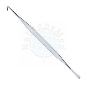 Dissectador de gancho para cuello Smithwick, instrumento de cirugía de columna neuroquirúrgica, gancho de retracción de raíz nerviosa cervical de acero inoxidable, CE - Product Image 5