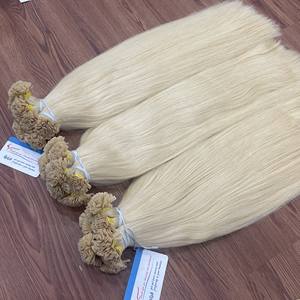 Extensiones de cabello de queratina y cinta de punta plana de alta calidad fáciles de aplicar - Product Image 1