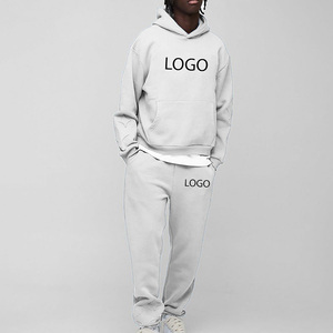 Conjunto de Sudadera con Capucha y Pantalones Deportivos Personalizados de Algodón 100% de Alto Gramaje para Hombre, Ideales para Invierno, con Estampado Puff, Ecológicos, 500 GSM - Product Image 2