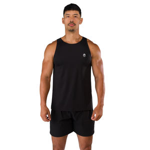 Camiseta Deportiva sin Mangas para Hombre, Color Negro, Corte Ajustado, para Entrenamiento, Fitness, Deportes, Venta al Por Mayor OEM - Product Image 1