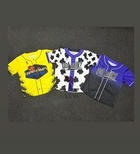 Maillot de baseball sublimé de qualité supérieure, entièrement boutonné, logo personnalisé OEM, séchage rapide, polyester - Product Image 1