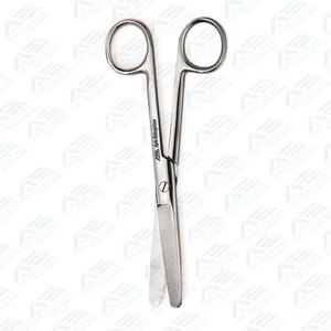 Ciseaux chirurgicaux droits à lame émoussée en acier inoxydable pour pansements, instruments de chirurgie en gros par Apto Enterprises - Product Image 2