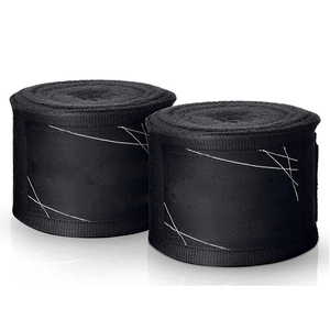 Bandages de boxe et d'arts martiaux en coton sur mesure, respirants et de soutien pour les poignets, avec protection OEM – Prix de gros RTS - Product Image 2