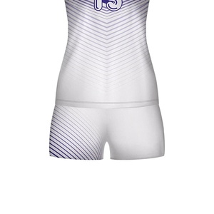 Uniformes de voleibol sublimados con logotipo personalizado, ventilación en las axilas, conjunto de jersey 100% poliéster para ambos géneros con su número. - Product Image 4