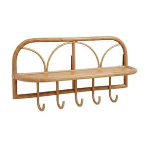 Impresionante Estante Colgante de Pared de Ratán Hecho a Mano, Exhibidor para Habitación Infantil, Perchero Decorativo, Venta al por Mayor - Product Image 2