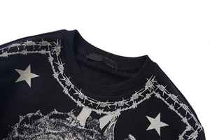 เสื้อสเวตเชิ้ตคอกลมสีดำ พิมพ์ลายพระเยซู แขนยาว ถักทอแบบพูลโอเวอร์ เหมาะสำหรับใส่ในฤดูใบไม้ร่วง ทรงปกติสำหรับผู้ใหญ่ - Product Image 4