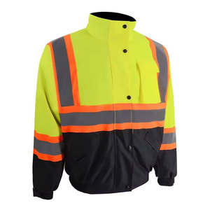 Chaquetas de Seguridad Reflectantes de Alta Visibilidad para Hombre, Chaqueta de Trabajo de Alta Visibilidad Bicolor para Hombre - Product Image 6