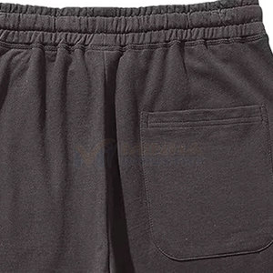 Pantalones Cortos Bermuda para Hombre, Color Sólido, 100% Poliéster, Cierre con Cordón, Casuales, Cintura Media, Bolsillos, Tela de Lona Transpirable en la Parte Delantera - Product Image 4