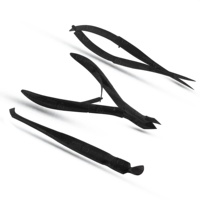 Pousse-cuticules professionnel en acier inoxydable, outils de soin des ongles, ciseaux à ressort personnalisés pour manucure, faits à la main