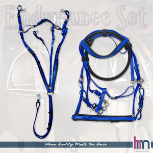 HM GLOBAL Equestrian Ensemble d'endurance complet en Biothane authentique / PVC premium - Product Image 3