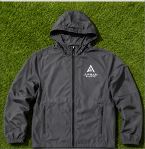 Chaqueta Deportiva Ligera con Capucha y Cuello Alto para Hombre, Cortavientos, con Cierre y Logotipo, Ropa Deportiva - Product Image 2
