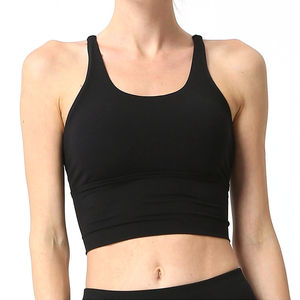 Ensemble de vêtements de sport légers et respirants pour femmes, avec logo personnalisé, comprenant un soutien-gorge de sport et un legging uni pour l'entraînement - Product Image 3