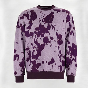 Sudadera de punto con capucha y cremallera de un cuarto para hombre, talla grande, 100% algodón, estilo urbano, con bloques de color y patchwork, ¡la más vendida! - Product Image 1
