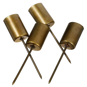 4pcs Stake Candle <b>Cup</b> Holders Spikes for Tabletop Stakes Christmas Tree Decoration Versatile Insert Candle Holders - Product Image 1