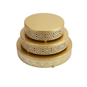 Top Round White Marble Cake Stand With Black Metal Stand High Quality Cake Stand Perfect For Birthday Party Wedding Party - Product Image 5