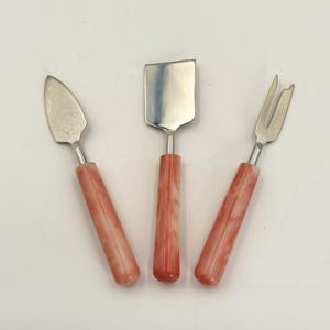 Stainless Steel Silver Polished With Handmade Resin Handle Cheese <b>Tools</b> set Decorative Cheese Set for Tabletop Home and <b>Kitchen</b> - Product Image 4