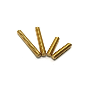 Brass Full Thread Stud Solid Metal Fully Threaded Rod for Reliable <b>Fastening</b> in Electrical and Industrial Applications - Product Image 5