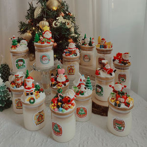 Velas de Navidad cera de soja decoración novedad velas perfumadas lujo Etiqueta Privada aroma vela creativa para fiesta vacaciones - Product Image 6