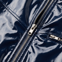 Blouson Bomber Personnalisé en Toile Écologique Imperméable Réversible Unisexe Coupe Slim Rétro Style Aviateur Doux au Toucher Côtelé