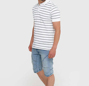 Vente en gros de polos fabricant, polo homme décontracté de couleur personnalisée en coton et polyester, dernier modèle - Product Image 1