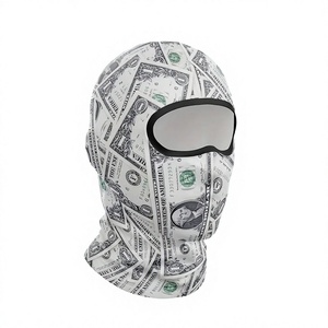 Cagoule unisexe à imprimé monnaie, 100 % polyester, pour adulte, 56-58 cm, impression par sublimation - Product Image 1
