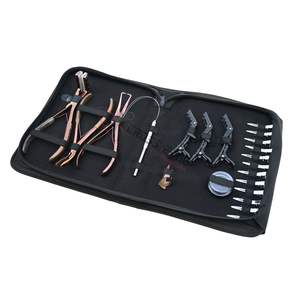 Hair Extension Installation Kit Microbeads Crimping Tape-In Pressing Tool Loop Duckbill Clips Parting Bead <b>Remover</b> Gripper <b>Box</b> - Product Image 1